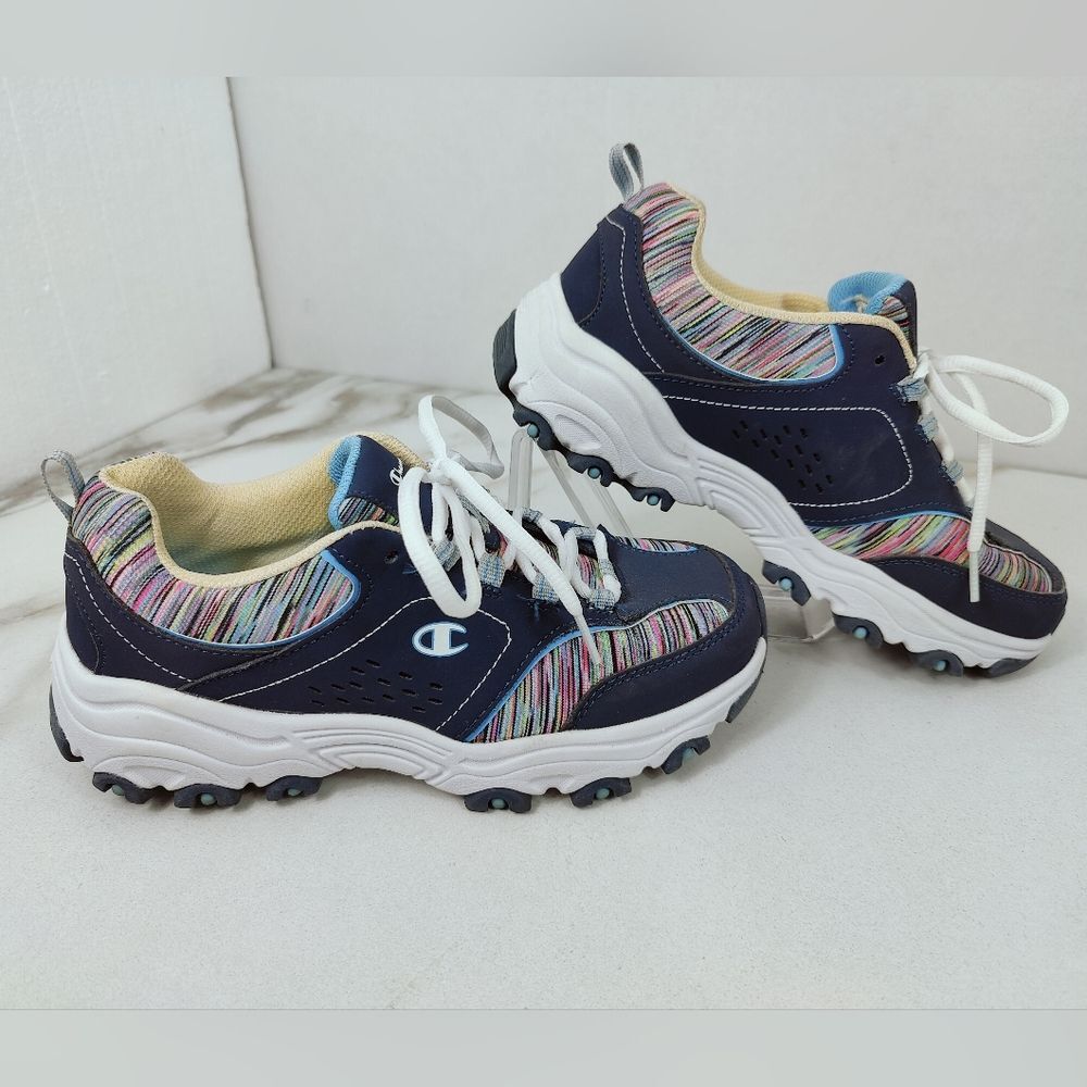 Champion Women's Margaret Stripe Jersey Running Shoes Sneakers, Sz 7 - Picture 3 of 11